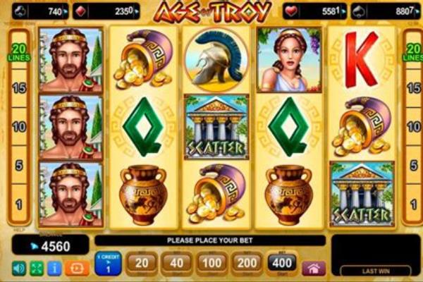 Age of Troy Рокс Казино