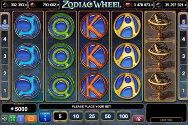 Zodiac Wheel Рокс Казино